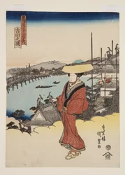 Uitzicht op Yoshida
