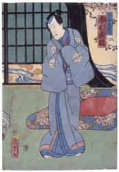Ichimura Kakitsu IV in de rol van Sonobe Saemon