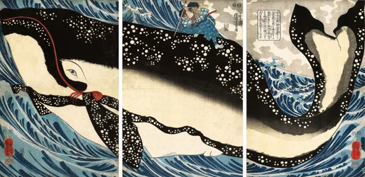 Miyamoto no Musashi valt de Reuzenwalvis aan