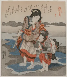 Vrouw en Kind, uit de serie Vijf Beelden van Eb, late jaren 1820