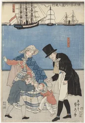 Hollanders op stap op een vrije dag in Yokohama