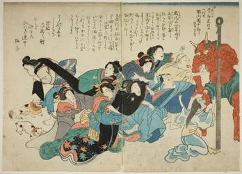 De dood van Ichikawa Danjuro VIII