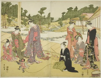 De jonge apenvertoner (Wakashu sarumawashi)