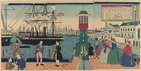 Parijs, Frankrijk (Furansu Parisu no fu), uit de serie 
