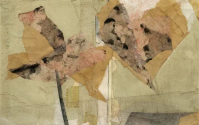 Abstracte bloemencollage
