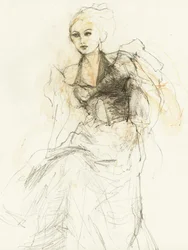 Elegante modeschets