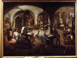 De fabriek Camoin in de rue d