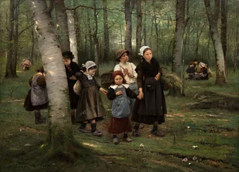 Kinderen in het bos, 1891