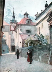 Jirska Ulice, Praag, illustratie uit 