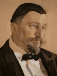 Portret van Alexei Vikulovich Morozov (detail)