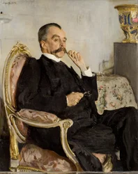 Portret van Prins Vladimir Mikhaylovich Golitsyn 1847-1932, 1906