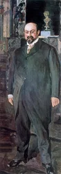 Portret van Mikhail Abramovich Morozov, 1902