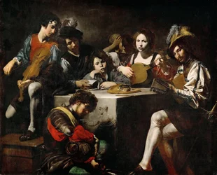 Concert met bas-reliëf