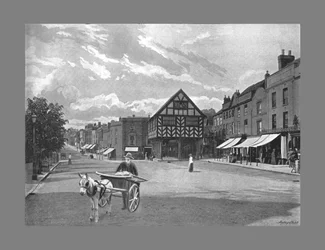 Marktplaats, Ledbury, ca. 1900