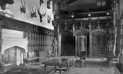 Eetzaal, Newstead Abbey, Nottinghamshire, 1924-1926