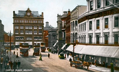 Castle Place, Belfast, begin 20e eeuw