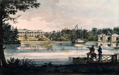 Cameron Galerij bij het Catharinapaleis in Tsarskoye Selo, ca. 1820