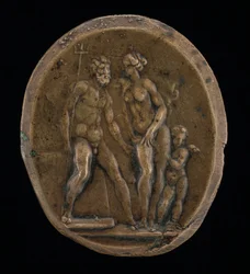 Neptunus, Amphitrite en Cupido