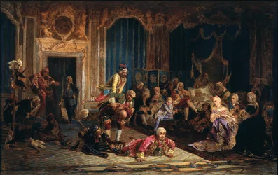 Narren aan het hof van keizerin Anna Ioannovna, 1872