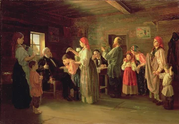 Inspectie van een Kindertehuis, 1866
