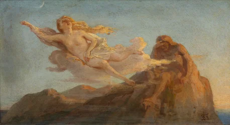 Wolk en Klif. Illustratie bij het gedicht De Klif van M. Lermontov