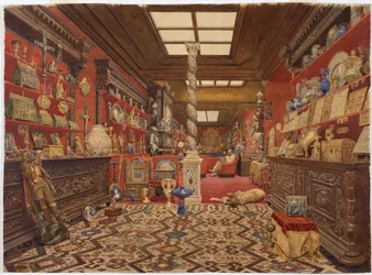 Een Kamer in de Residentie van Alexander Basilewsky in Parijs