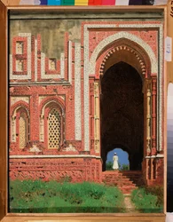 Qutb Minar, een poort in oud Delhi