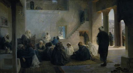 Christus onder de dokters, 1896