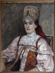 Portret van Natalia Fyodorovna Matveyeva