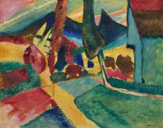 Landschap met Twee Populieren, 1912