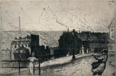Vliegeren, Montmartre, 1915
