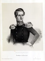 Kroonprins Alexander Nikolajevitsj, lithografie