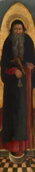 Sint Antonius Abt van een Augustijns altaarstuk