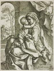 Madonna en kind met Sint Jozef