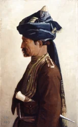 Mohamed, een Jemadar van de 5e Bengal Cavalerie, 1889