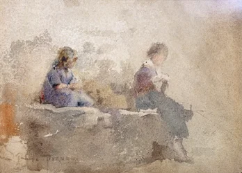 Twee jonge vrouwen