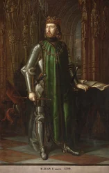 Portret van koning Jan I van Castilië