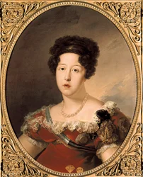 Portret van Maria Isabella van Portugal