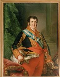 Ferdinand VII van Spanje (schilderij op doek)