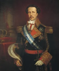Portret van Francisco door Asis de Borbon, 1848