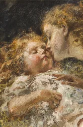 De Muzikale Engel (detail)