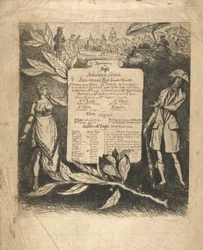 Programma van de voorstelling van 3 februari 1878, zaal Ventadour