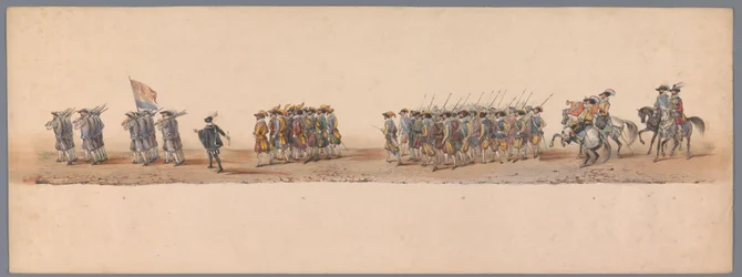 Historische optocht bij het tweede eeuwfeest van de Utrechtse Hogeschool, 1836 (plaat 4)
