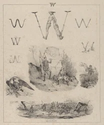 De letter W: Washington, Wagram, Waterloo