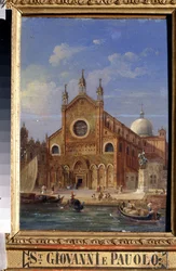Gezichten van Venetië. De Santi Giovanni e Paolo (San Zanipolo) Kerk