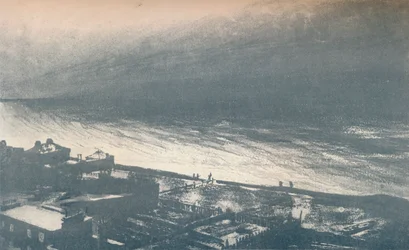 Voor de storm, ca. 1855