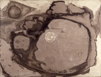 Planeten, 1857 (inkt en was op papier)