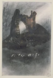 Ruïnes bij Groz-Nez, Jersey, of De Boog