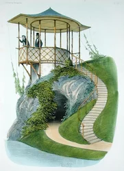Rustieke Belvedere nabij Rouen, uit 