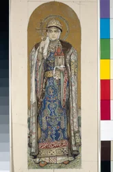 Heilige Olga, Prinses van Kiev (Studie voor fresco